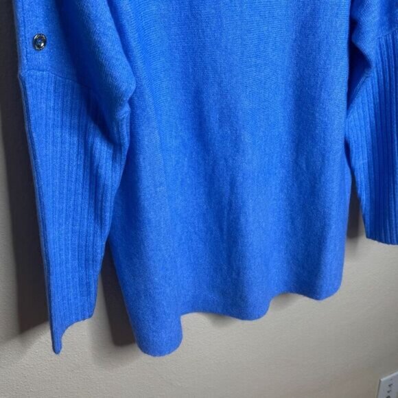 Lilly Pulitzer Arna Sweater Women's XL Heathers Abaco Blue Long Sleeve New - Picture 3 of 11